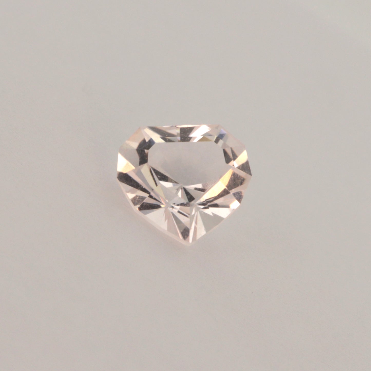 1.08ct Morganite / Heart Shape