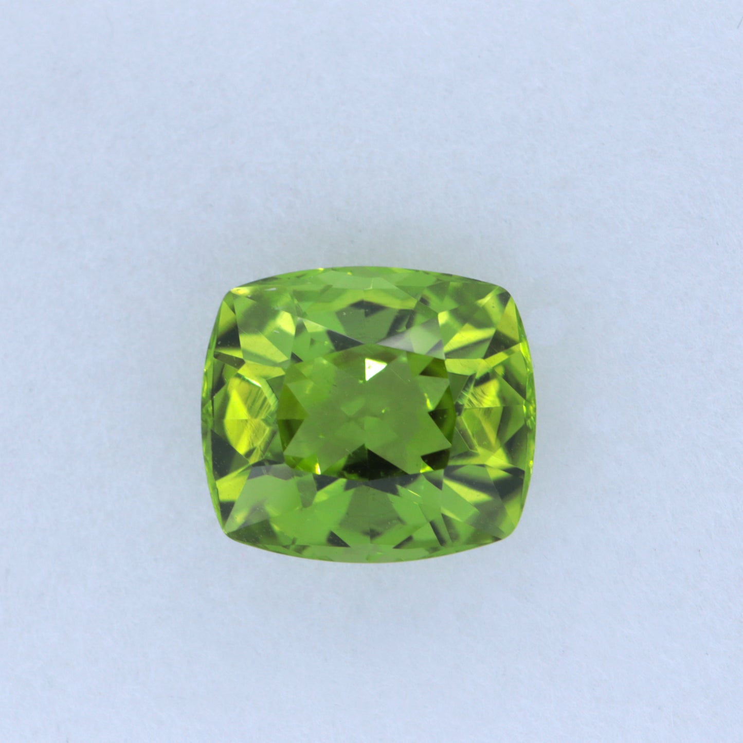 4.58ct Peridot cushion cut