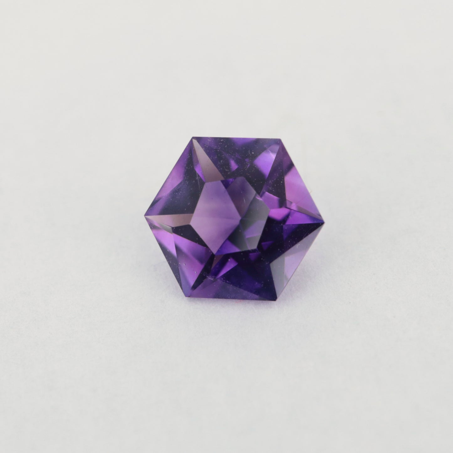 0.8ct Amethyst/ Hexagon Cut