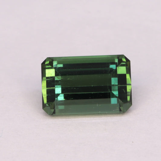 1.6ct Green Tourmaline  / Emerald cut