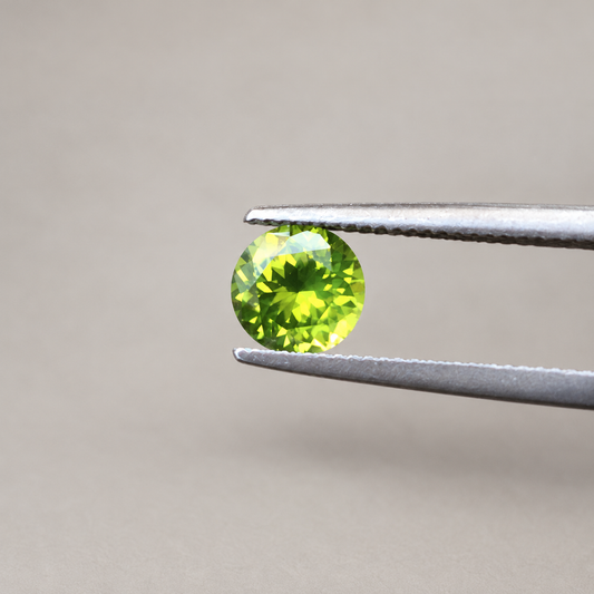 1.5ct Peridot/ Round cut