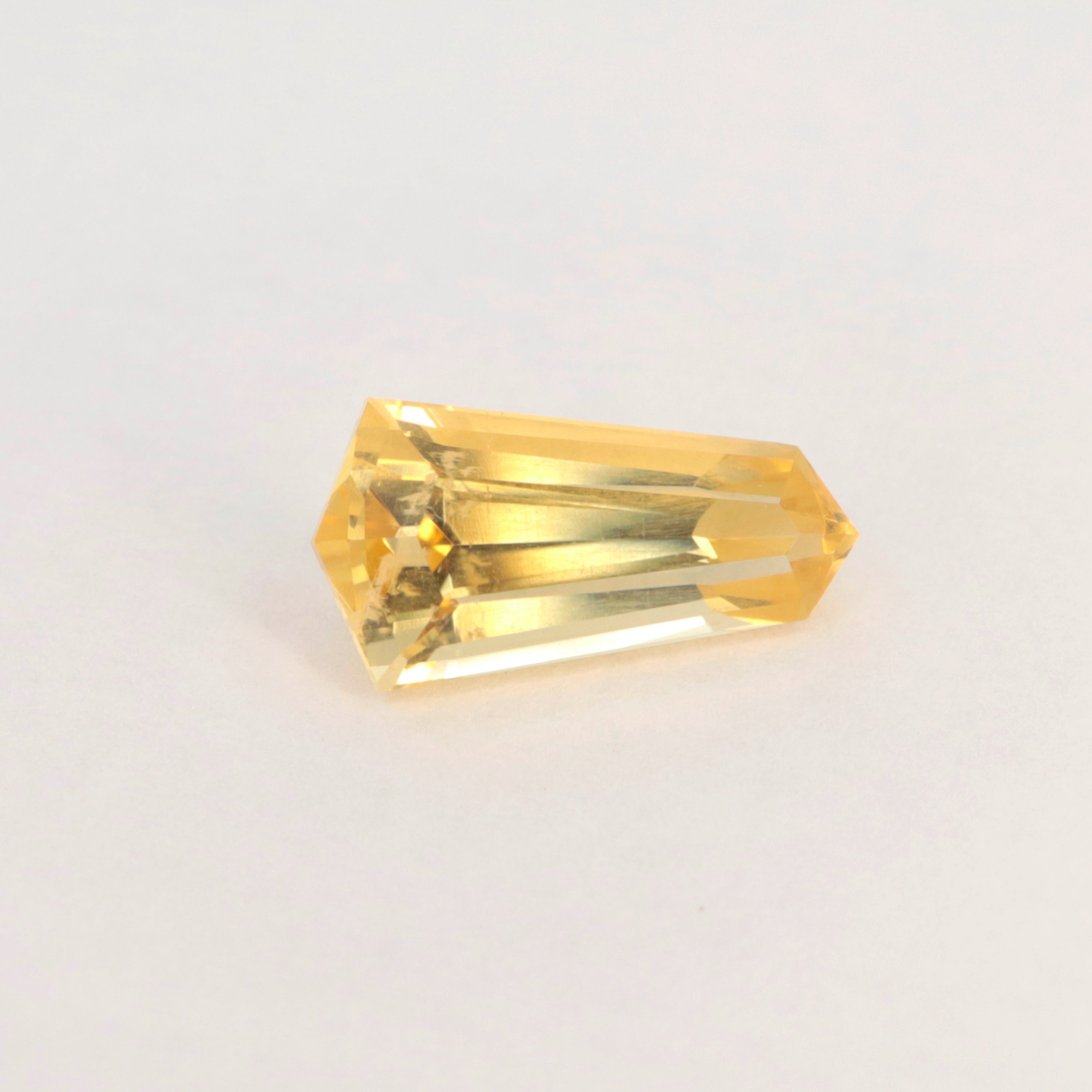 2.1ct Golden Beryl / Keystone Cut – Stuart Gems