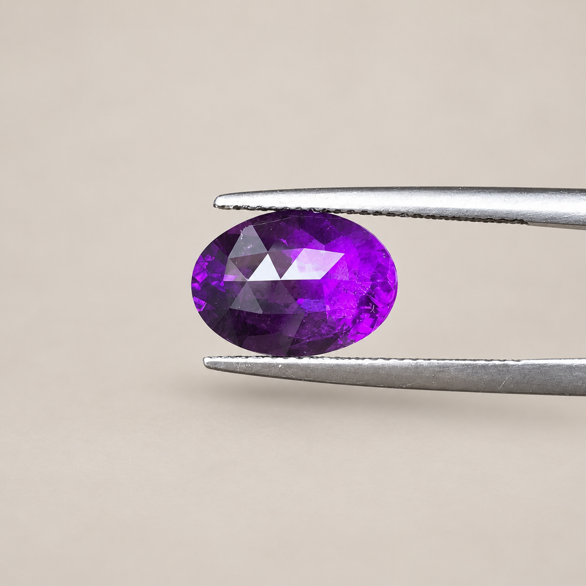 5.0ct Amethyst / Oval cut