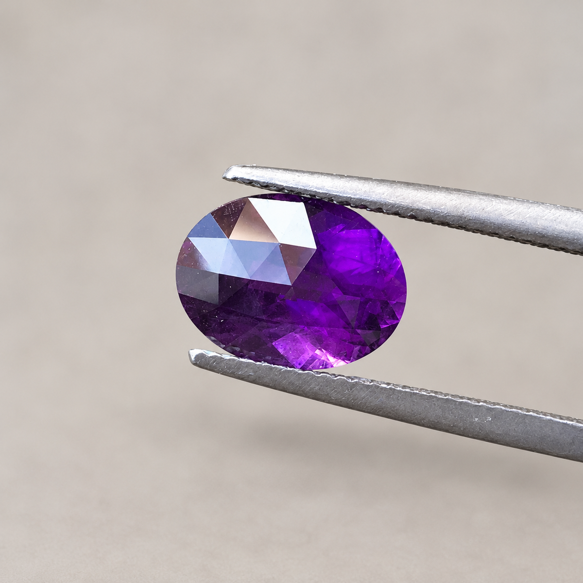 3.5ct Amethyst / Oval cut