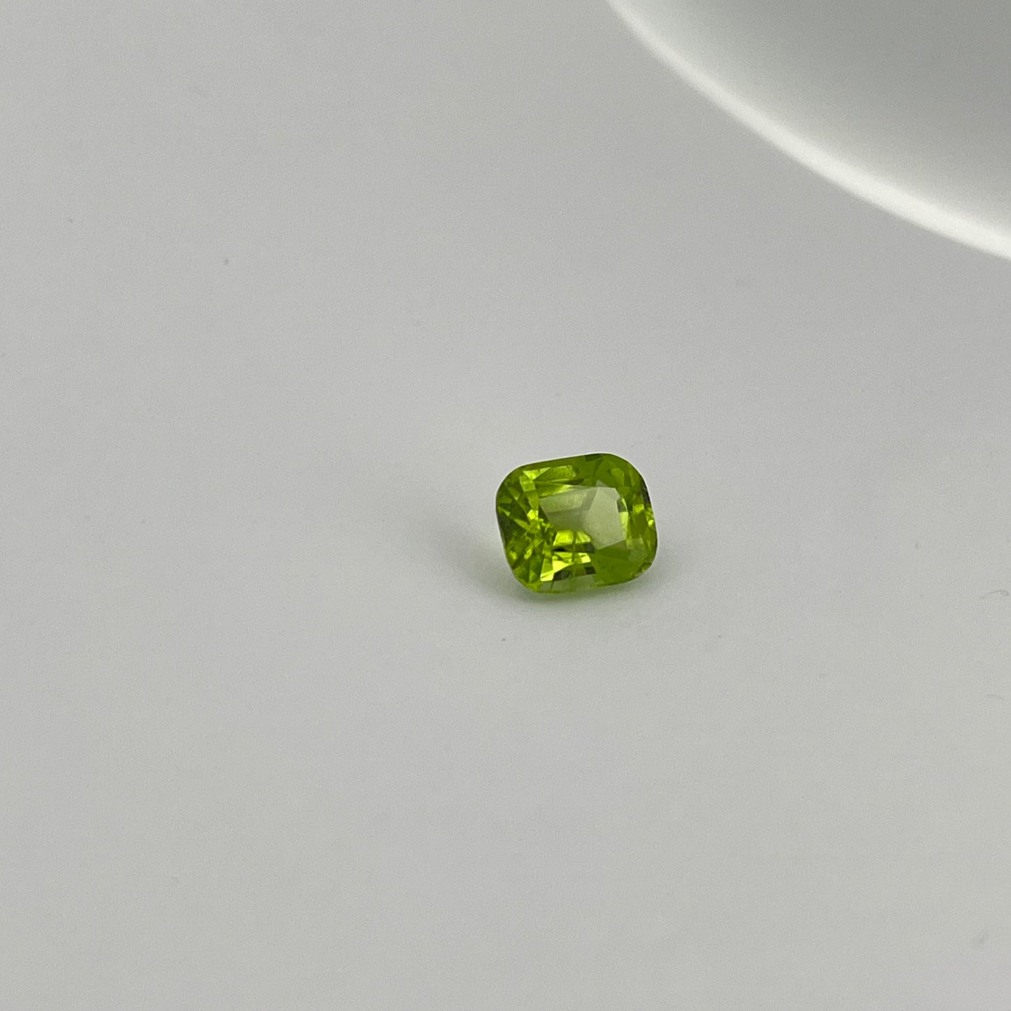 2.1ct Peridot/ Emerald cut