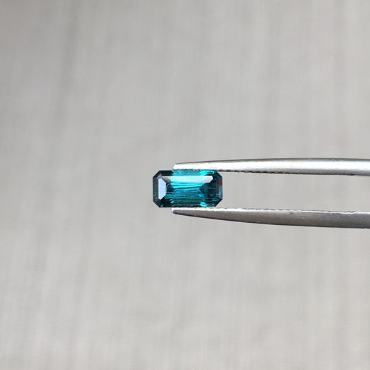 1.2ct Green Tourmaline  / Emerald cut