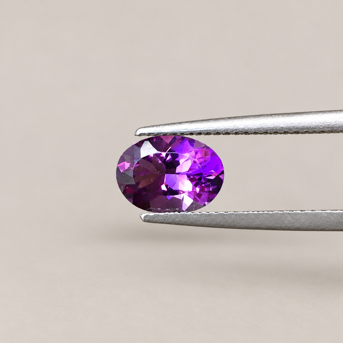 1.7ct Amethyst / Oval cut