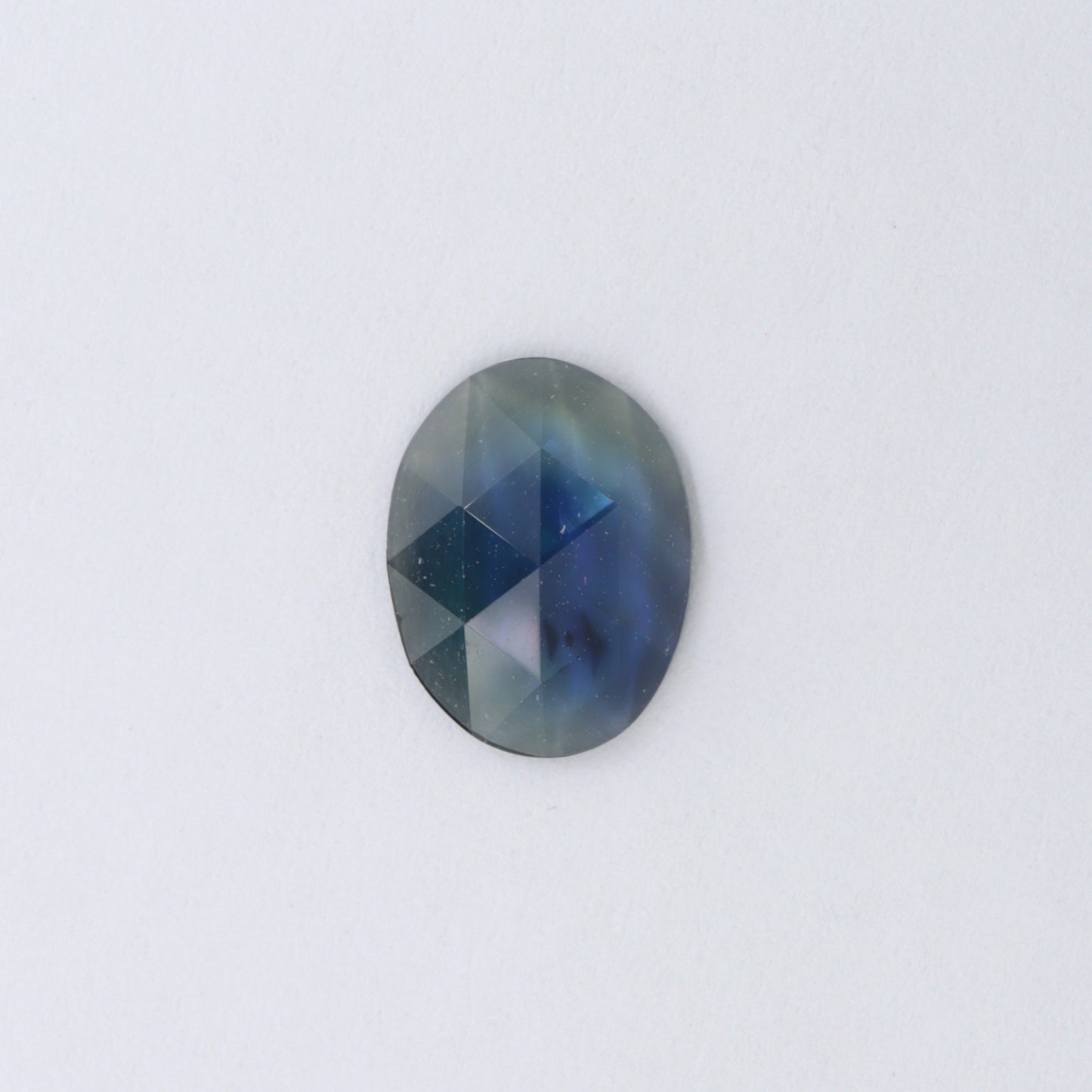 1.0ct Blue Bi-colour sapphire / Oval Rose Cut