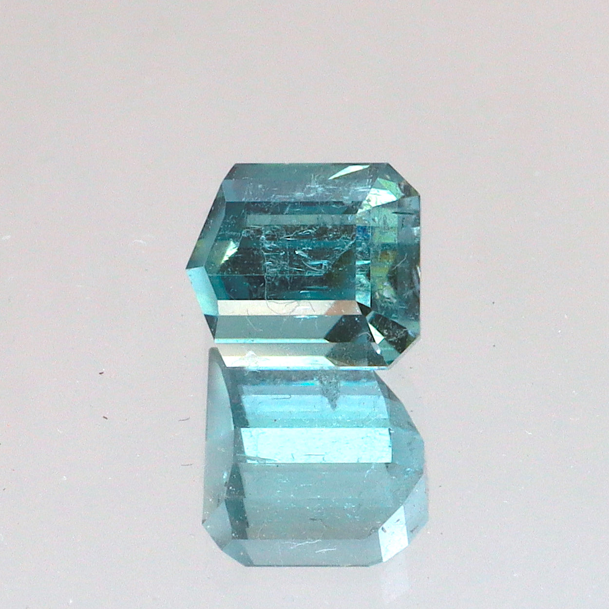 2.48Ct tourmaline Asymmetrical mixed emerald cut