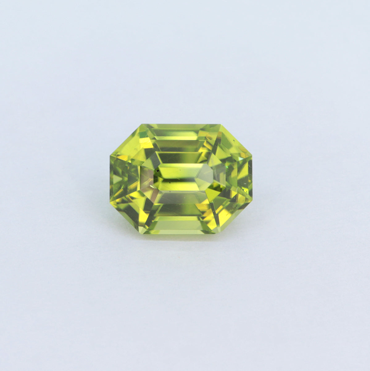 2.29ct Peridot Emerald cut