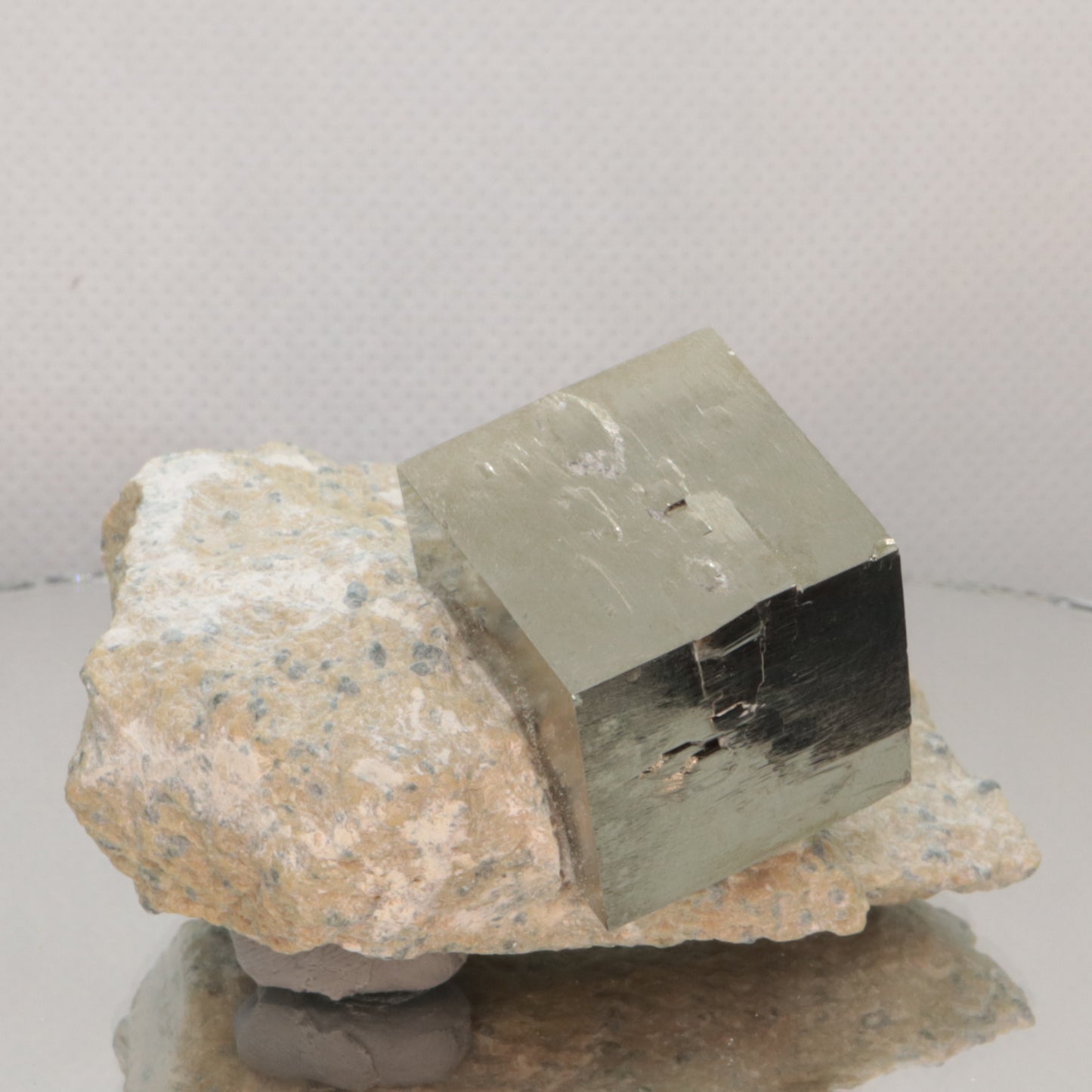 Pyrite Cube In Matrix / Crystal Specimen