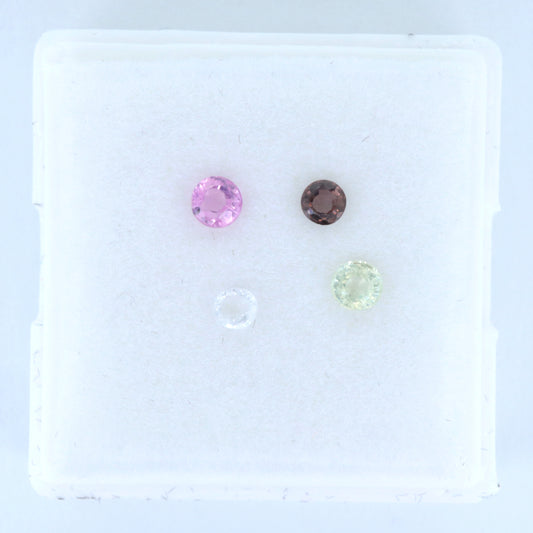 Sapphire Pink/Yellow 2.5-2.9mm PYR01