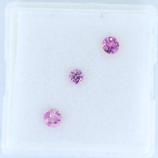 Pink Sapphire/ Round 2.6-2.8 x 2.0mm SP05